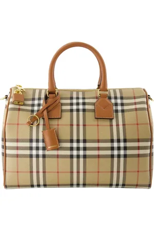 Burberry Torebki, Kobieta, Beżowy, ONE SIZE, Torba Vintage Check Bowling