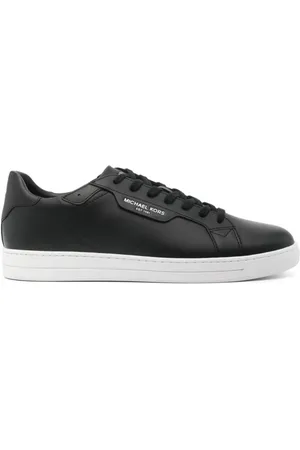 Michael Kors Buty, Mężczyzna, Czarny, 41 EU, Skóra, Sneakersy na sznurówki