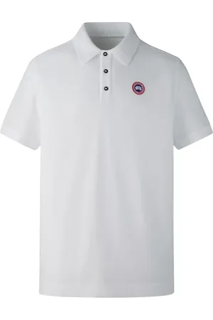 Canada Goose Koszulki, Mężczyzna, Biały, S, Biała Beckley Polo T-shirty i Polosy