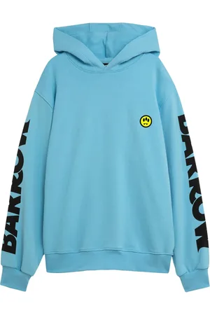 BARROW Bluzy, Mężczyzna, Niebieski, M, Niebieska bluza z kapturem dla stylowego wyglądu