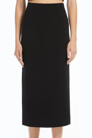 Max Mara Spódnice, Kobieta, Czarny, S, Czarna Spódnica Pure