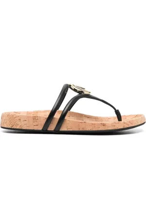 Michael Kors Buty, Kobieta, Czarny, 36 EU, Skóra, Sandały Hampton Thong