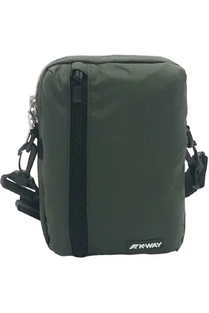 K-Way Torebki, Mężczyzna, Zielony, ONE SIZE, Nylon, Torba na ramię