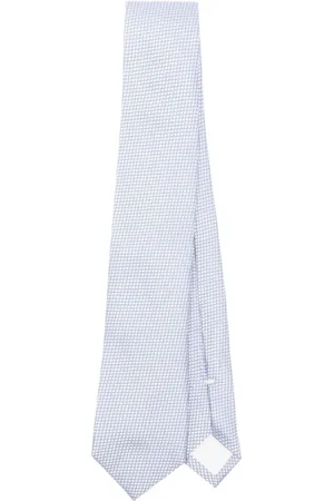 corneliani Akcesoria, Mężczyzna, Niebieski, ONE SIZE, Jedwabny Niebieski Krawat