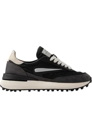 D.A.T.E. Buty, Kobieta, Czarny, 36 EU, Nylon, Czarne Nylonowe Sneakersy Athleta