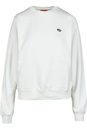 Diesel Bluzy, Kobieta, Biały, L, Bawełniany sweter