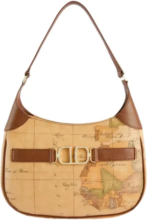 ALVIERO MARTINI 1A CLASSE Torebki, Kobieta, brązowy, ONE SIZE, Nowoczesna torba na ramię 3D Geo