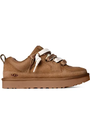 UGG Buty, Kobieta, brązowy, 37 EU, Zamsz, Brązowe Sneakersy Lowmel dla Kobiet