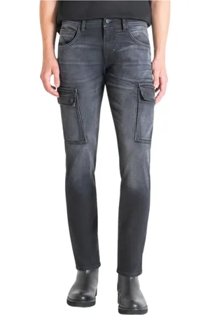 Antony Morato Jeansy, Mężczyzna, Czarny, W33, Wygodne Spodnie Tapered