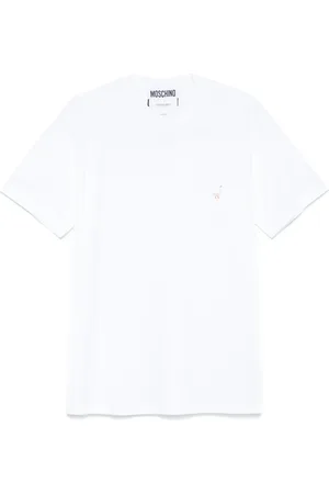 Moschino Koszulki, Mężczyzna, Biały, S, Białe T-shirty i Pola