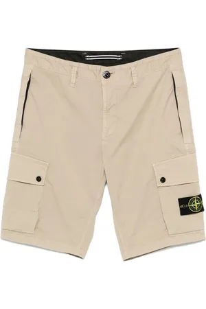 Stone Island Szorty, Mężczyzna, Beżowy, W31, Casual Shorts