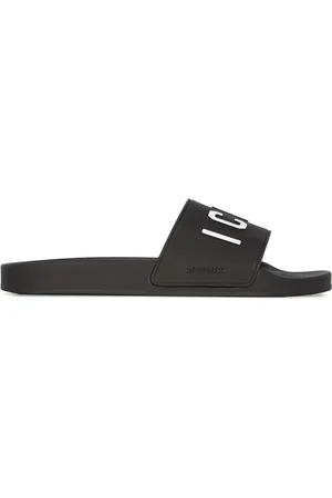 Dsquared2 Buty, Mężczyzna, Czarny, 41 EU, Czarne Sandały dla Kobiet