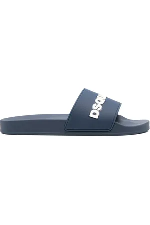 Dsquared2 Buty, Mężczyzna, Niebieski, 43 EU, Niebieskie Sandały dla Mężczyzn