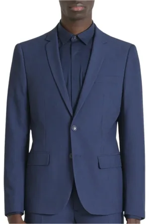 Antony Morato Kurtki, Mężczyzna, Niebieski, XL, Slim Fit Niebieska Kurtka Styl Bonnie
