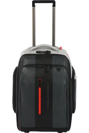 Piquadro Walizki, Mężczyzna, Szary, ONE SIZE, Szara walizka z portem USB