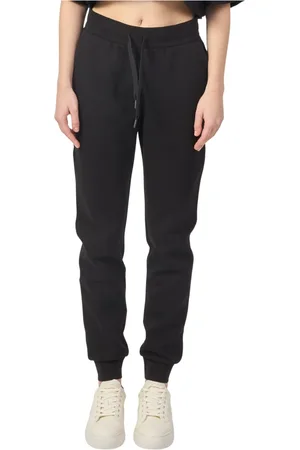 Armani Exchange Spodnie, Kobieta, Czarny, XS, Czarne spodnie ze sznurkiem