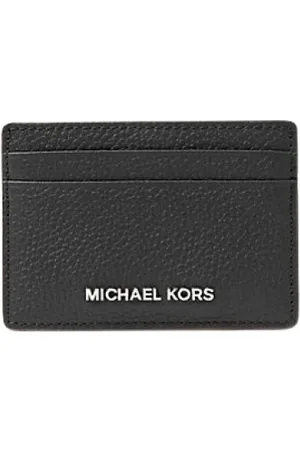 Michael Kors Akcesoria, Kobieta, Czarny, ONE SIZE, Skóra, Unisexowy portfel na karty