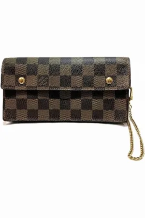 LOUIS VUITTON Pre-owned, Kobieta, brązowy, ONE SIZE, Pre-owned portfele płócienne