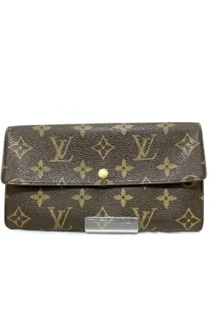 LOUIS VUITTON Pre-owned, Kobieta, brązowy, ONE SIZE, Pre-owned portfele płócienne