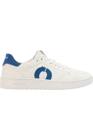 ECOALF Buty, Mężczyzna, Biały, 45 EU, Niebiesko-Białe Sneakersy dla Mężczyzn