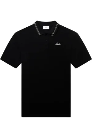 BALR. Koszulki, Mężczyzna, Czarny, M, Tape Polo Jet Czarny