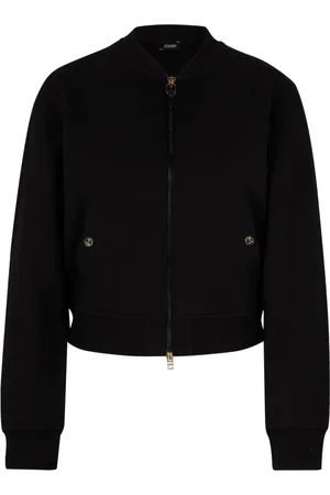 JOOP! Bluzy, Kobieta, Czarny, L, Kurtka w stylu sportowym z złotymi detalami