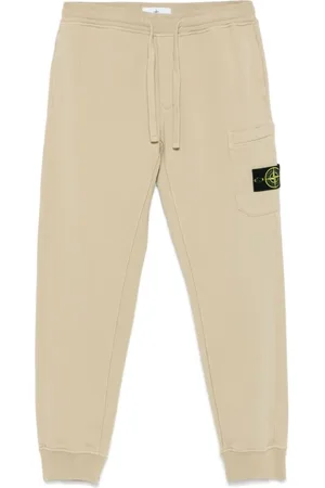 Stone Island Spodnie, Mężczyzna, Beżowy, M, Beżowe Stylowe Spodnie