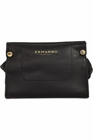 ERMANNO SCERVINO Torebki, Kobieta, Czarny, ONE SIZE, Torba crossbody z zamknięciem na zamek błyskawiczny