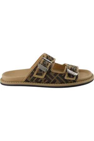 Fendi Buty, Mężczyzna, brązowy, 40 EU, Sandały z dżetem