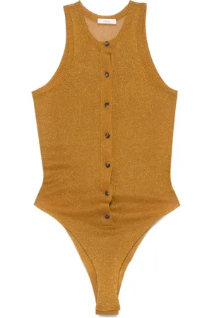 haikure Koszulki, Kobieta, brązowy, S, Brązowy Top w Stylu Frances