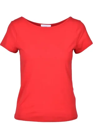 ALPHA STUDIO Koszulki, Kobieta, Czerwony, 2XS, Bawełna, Bawełna Elastan T-shirt