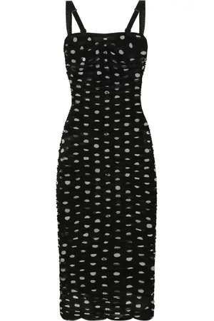Dolce & Gabbana Sukienki, Kobieta, Czarny, S, Elegancka Czarna Sukienka dla Kobiet