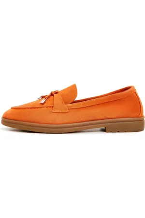 CESARE GASPARI Buty, Kobieta, Pomarańczowy, 36 EU, Klasyczne płaskie loafersy - Pomarańczowe