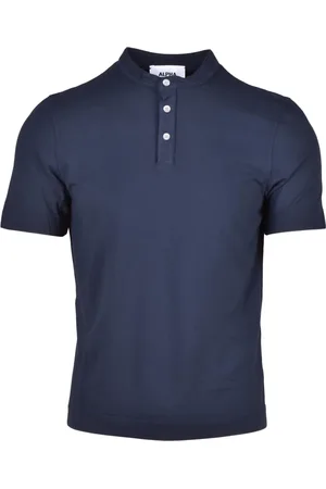 ALPHA STUDIO Koszulki, Mężczyzna, Niebieski, XL, Bawełna, Bawełna Elastan T-shirt