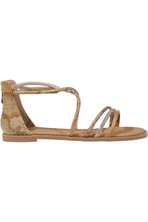 ALVIERO MARTINI 1A CLASSE Buty, Kobieta, Beżowy, 38 EU, Eleganckie letnie sandały dla kobiet