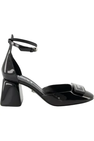 VERSACE Buty, Kobieta, Czarny, 39 EU, Czarne lakierowane obcasy