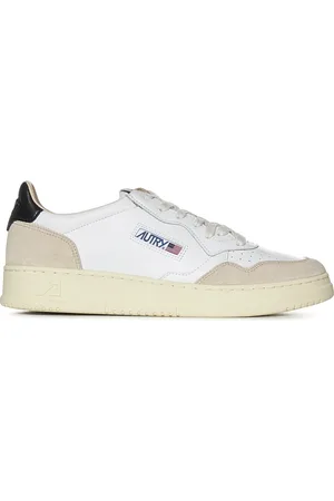Autry Buty, Mężczyzna, Wielobarwność, 44 EU, Zamsz, Białe Sneakersy z Gwiazdami i Paskami