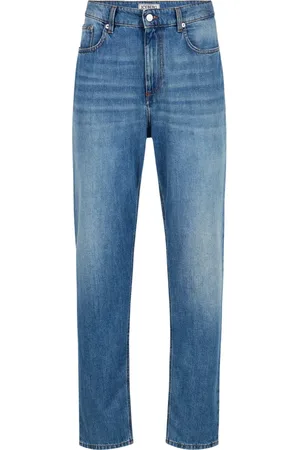 Iceberg Jeansy, Mężczyzna, Niebieski, W38, Denim, Indigo 5-pocket straight leg fit jeansowe spodnie