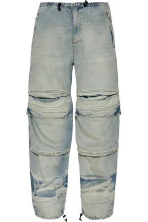 Diesel Jeansy, Mężczyzna, Niebieski, M, Stylowe Jeansyy