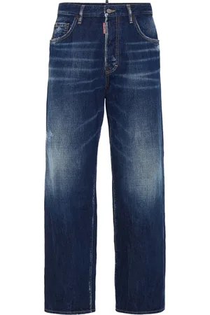 Dsquared2 Jeansy, Mężczyzna, Niebieski, L, Denim, Stylowe Jeansyy Denim