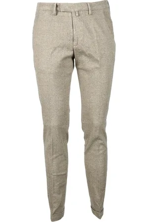 Briglia 1949 Spodnie, Mężczyzna, Beżowy, W45, Casual spodnie z mieszanki bawełny