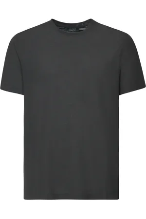 ZANONE Koszulki, Mężczyzna, Szary, L, Szare T-shirty i Pola