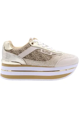 Guess Buty, Kobieta, Beżowy, 38 EU, Stylowe Damskie Sneakersy