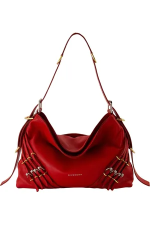 Givenchy Torebki, Kobieta, Czerwony, ONE SIZE, Czerwona Skórzana Torba Średnia