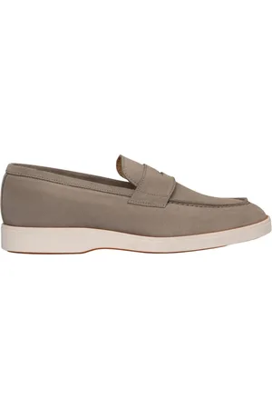 Exton Buty, Mężczyzna, Beżowy, 41 EU, Zamsz, Beżowe Mokasyny zamszowe