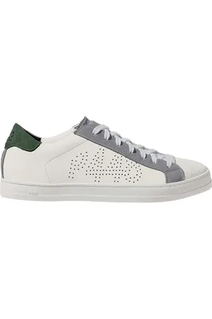 P448 Buty, Mężczyzna, Biały, 43 EU, Len, Zielony Off Sneaker Doświadczenie Styl Madryt