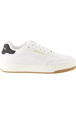 Saint Laurent Buty, Mężczyzna, Biały, 41 EU, Skóra, Biała koszykowa skóra Sl/61