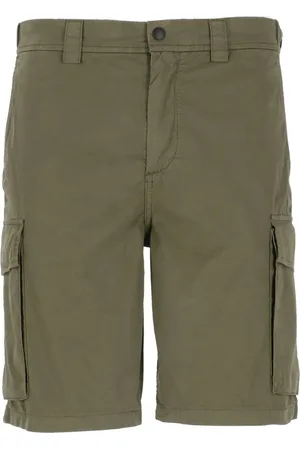 Woolrich Szorty, Mężczyzna, Zielony, W34, Zielone Cargo Bermuda Shorts