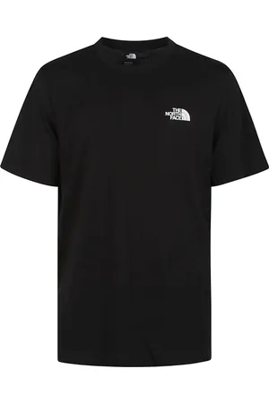 The North Face Koszulki, Mężczyzna, Czarny, S, Prosty Dome Logo Bawełniana Koszulka