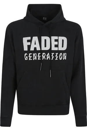 44 Label Group Bluzy, Mężczyzna, Czarny, S, Faded Generation Hoodie
